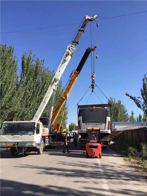 肇东市港口集装箱搬运案例